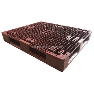 China Pallet 4 Way Single Faced Cheaper Price Pop Top Can Storage Euro HDPE Plastic Single Faced Heavy Duty 1210red017 Gaosheng NC; FUJ for sale