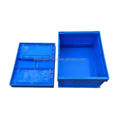 China Recycled Materials Moving Boxes Convenient Plastic Folding Convenient Plastic Folding Transport Logistics Packaging Box Crate Turnover Plastic Box for sale