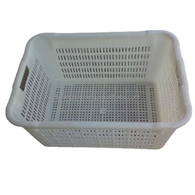 China Recycled Plastic Moving Materials Boxes Wine Box Recycled Plastic Basket Vegetable And Fruit Plastic Milk Crates Logistics Packaging for sale