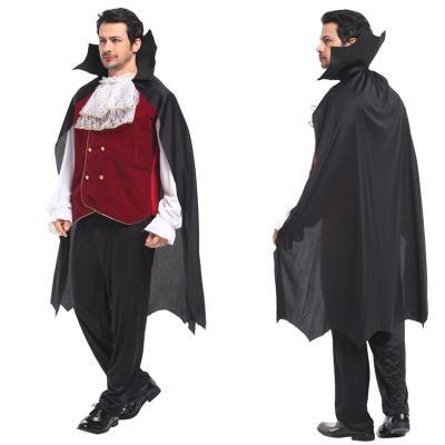 China Halloween Party Fancy Dress Game Halloween Horror Vampire Costume DS Royal Role Playing Masquerade Costume For Men for sale