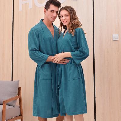 China Wholesale KL1808 Hotel Club Night Robe Hot Sale Waffle QUICK DRY Bathrobe for sale