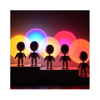 China Modern Design 16 Colors Sunset Projection Lamp Astronaut Star Projection Lamp for sale