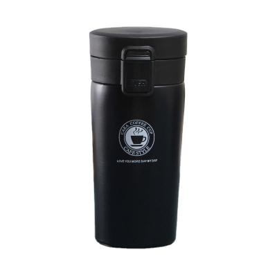 China Sustainable Durable In Use Coffee Cup / Mug Coffee Mug Thermos Thermo Mug With Push Button for sale