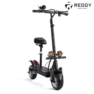 China Electric Scooter Unisex Adult 2021 REDDY Factory 52V 1600w 3200w Fast Powerful Foldable 60km/h Two Wheels 10 Inch Off Road Electric for sale