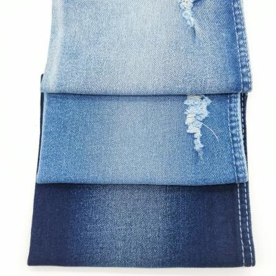 China 2021 factory price TR breathable spandex width 180 cm 10s X.21s OE super wide denim fabric for jeans for sale