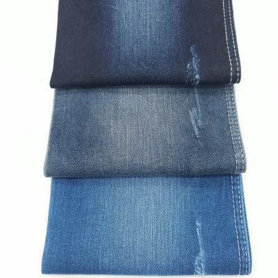 China Breathable New Style High Spandex Twill Weave Denim Fabric Stock For Jeans for sale