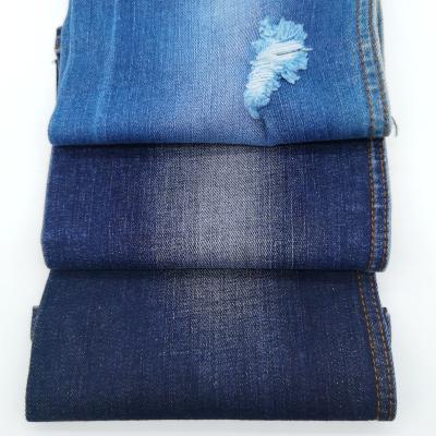 China Low Price Breathable Material Jeans Fabric Elastic Running Lot Made In China for sale