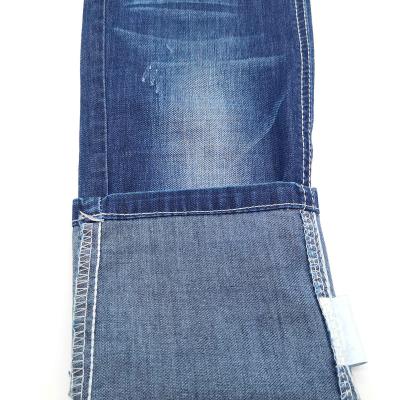 China Breathable New 2021 Small Stretch Twill Weave Style Denim Fabric For Mens Jeans for sale