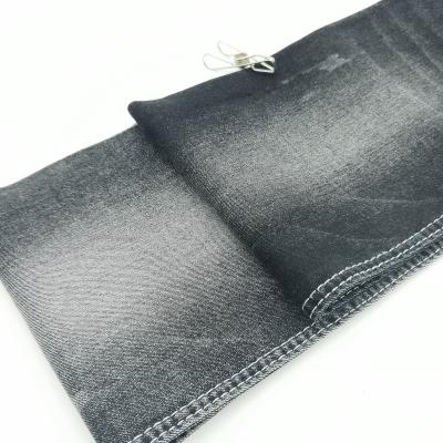 China 100% Stock Cotton Breathable Wide Stripe Cheap Price Denim Weft Fabric For Garments for sale