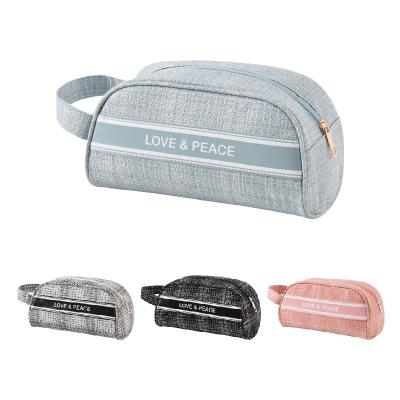 China New Explosion Fashion Small Perfume Ladies Makeup Clutch Private Label Toiletry Bag Toiletry Bag Travel PVC MA Cosmetic Wrist Bag for sale