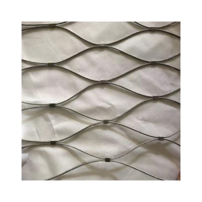 China Zoo Or Gardens Stainless Steel Wire Rope Multifunctional Flexible Mesh Netting For Zoo for sale