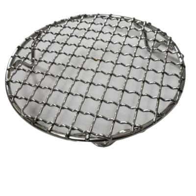 China Dustproof Hot Selling BBQ Grill Net Baking Net Baking Mesh Mats Stainless Steel Net Cross Wire Barbecue Grill For Outdoor Picnic BBQ for sale