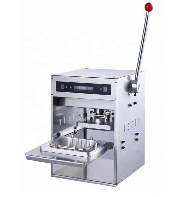 China Automatic Food Yawei Aluminum Foil Box Sealing Machine Cooked Food Caterer Lobster Packer Sealing Machine for sale