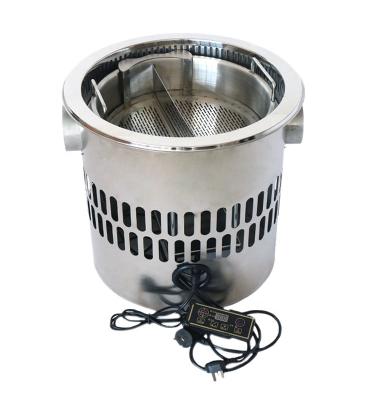 China Hotel Yawei lifting round two flavor hot pot equipment for sale