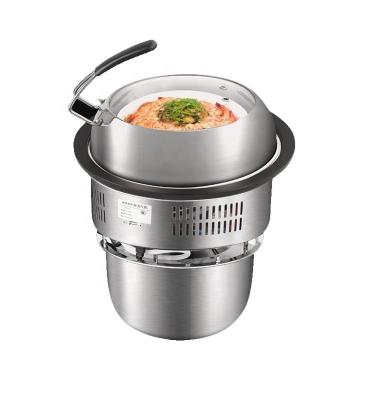 China Yawei Commercial Hotel Commercial Seafood Steamer Stainless Steel ZQ29-01 Hot Pot for sale