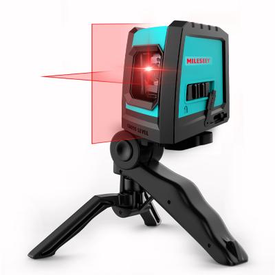 China Self-leveling Nivel 360 lase MILESEEY laser levels horizontal and vertical cross laser level level super powerful green laser for sale