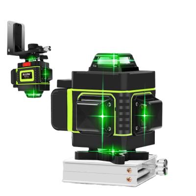 China Yes 16 Lines Green Laser Level 360 Degree Rotary Self Leveling Cross Line Laser Level With Outdoor Mode for sale