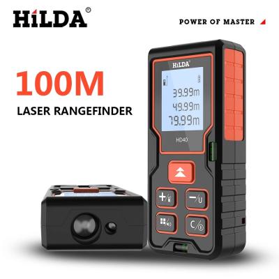 China 40m-100m Electronic Infrared Scope Infrared Laser Distance Meter Multifunction Handheld Range Finder Meter Spirit Level Electronic Infrared Laser for sale