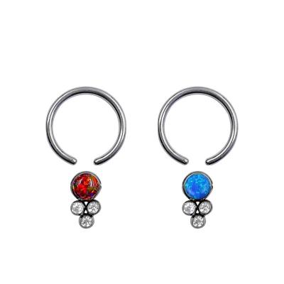 China 2021 Fashion Hera Piercings Silver Unique Nose Ring Medical Stainless Steel Nose Rings Body Jewelry Wholesale for sale