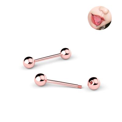 China Hera Simple Wholesale Body Jewelry 316L Stainless Steel Tongue Nail Body Piercing Decoration for sale