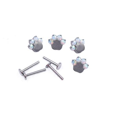 China Fashion 2021 Personalized Charms ASTM F136 Titanium Lip Piercings Jewelry For Body Wholesale for sale