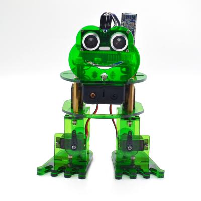 China Multifunctional Teaching Machine Keyestudio Frog Robot for Arduino Graphical Programming for Arduino Frog Robot Starter Kits for sale