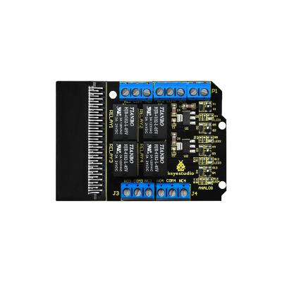 China Relay Breakout Board Shield for Arduino Keyestudio EASY RJ11 6P6C Socket Relay Breakout Board Shield for Arduino for sale