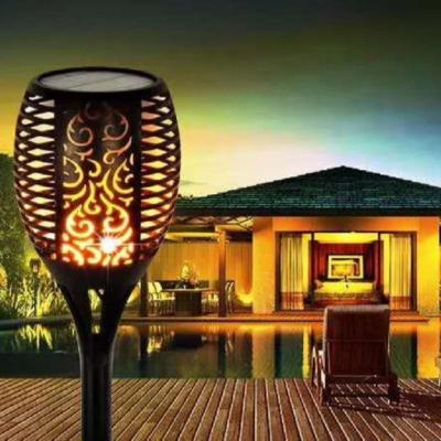 China Waterproof 96LED Solar Garden Torches Dancing Flame Outdoor Decorations Solar Garden Lamp for sale