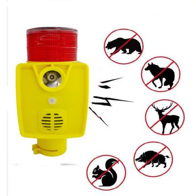 China Cat Wild Solar Sound Loud Instant Alarm Dog Eviction Alarm Siren Wireless Induction for sale