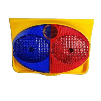 China 204s Traffic Safety Traffic Lights Solar Led Flash Cone Barricade Warning Light for sale