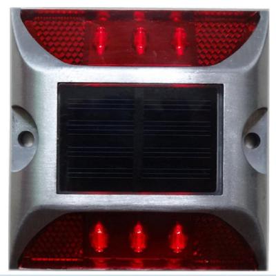 China Aluminum alloy and plastic scintillation led aluminum solar road stud road turn signal indicator for sale