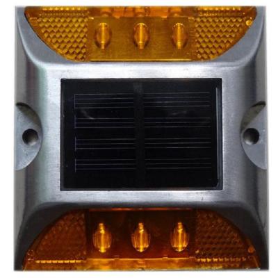 China Aluminum alloy and plastic scintillation led aluminum solar road stud road turn signal indicator for sale