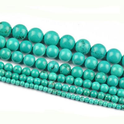 China None 8mm Strand 15 Inch Round Gemstone Turquoise Natural Stone Beads for sale