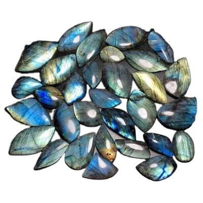 China China China Polished Crystal Crafts Gemstone Feng Shui Irregular Natural Labradorite Leaf For Business Gift for sale