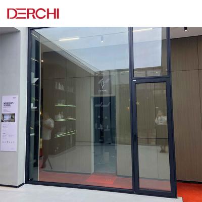 China AS2047 Large Fixed Frame Floor To Ceiling Window Aluminum Frame Fixed Glass Windows for sale