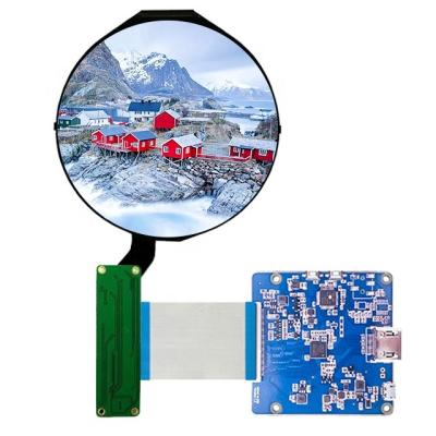 China NEW OEM 5 Inch Circle LCD Screen FHD 1080*1080 Round Display Panel With PCAP 5 Inch Touch Screen Power Board for sale