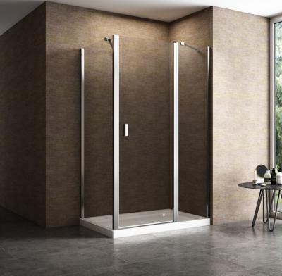 China Modern Square Pivot Shower Door Aluminum Frame Economic Cheap Shower Cabin Hot Sell in Australia UK Germany CE for sale