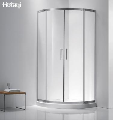 China Modern Custom Arc Shower Room Suitable for Small House Sliding Shower Door Good Price Foshan Facotry for Project for sale