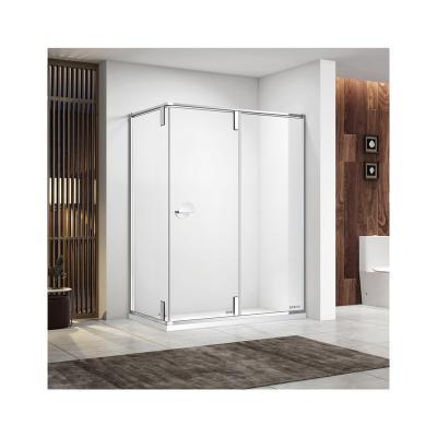 China Modern Hotaqi Gold Pivot Shower Enclosure Shower Room Factory for High End Villa Hotel Project Shower Door Factory for sale