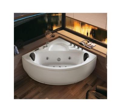 China Minimalist Three People Massage Acrylic Bathtubs High Quality Factory Supply Jacuzzier Design for sale