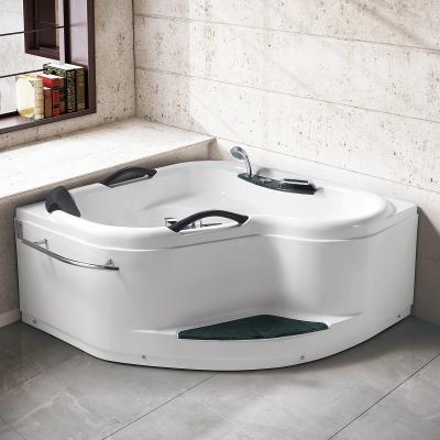 China Modern Massage bathtub with LED light Wate fall Air bubble Compute Control Panel Material is Acrylic Luxury for hotel bathroom and home for sale