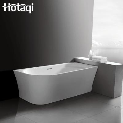 China Modern Corner Acrylic Simple Bathtub Popular in Australia New Zealand with Overflow and Drainer Hot Tubs for sale