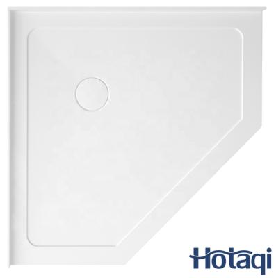 China Modern SMC neo angle shower base, shower tray, diamond shape, CE, cUPC, for Europe, white ,gray, low tray for sale