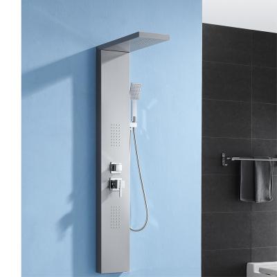 China Without Slide Bar hotaqi Stainless Steel Contemporary Bathroom apartment Wall Shower panel for sale