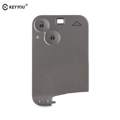 China KEYYOU New Replacement Plastic Button 2 Button Remote Key Shell Case For Renault Laguna Espace for sale