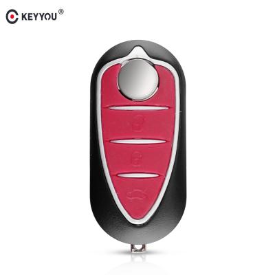 China ABS KEYYOU REPLACEMENT Keyless Entry Case Folding Flip Remote Key Shell For Alpha Romeo Mito Giulietta 159 GTA for sale