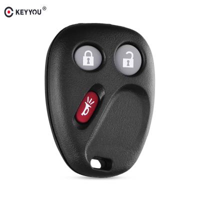 China KEYYOU Car Plastic Remote Key Shell Case For Chevrolet Buick GMC Rainier Suburban Isuzu Oldsmobile 3 Buttons Keyless Entry Key for sale