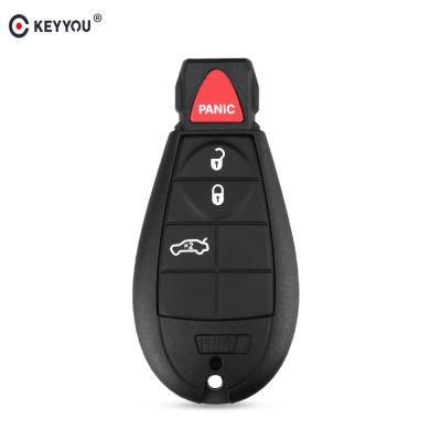 China NEW 4 Buttons Plastic Remote Key Case KEYYOU Smart Key Shell For Chrysler 300c Jeep Grand Cherokee Fob Smart Case for sale