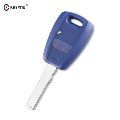 China KEYYOU 1 Buttons Car Transponder Car Transponder Key Shell Plastic Remote FOB Bravo Auto Key Shell Blade SIP22 Blade For Fiat Punto Doblo for sale