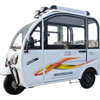 China Passenger factory direct sales E rickshaw for passenger taxi with rain cover roof for sale